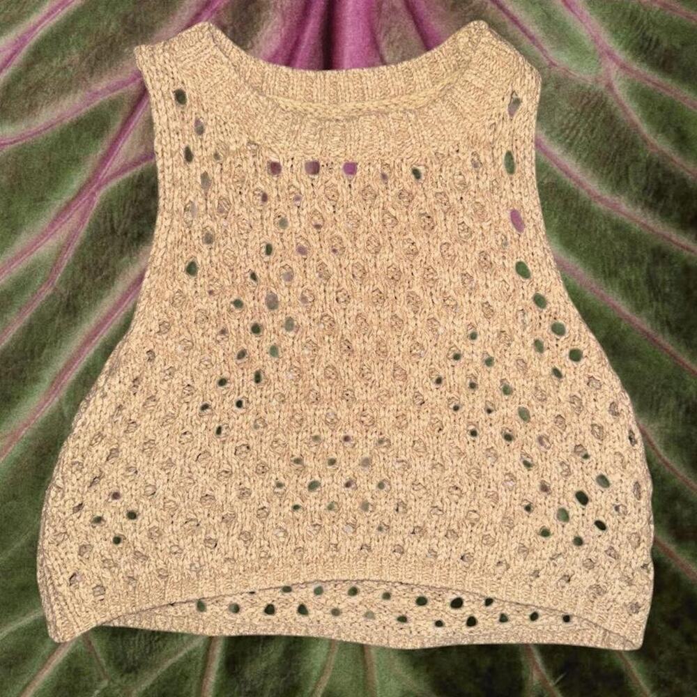 Asos tan cream knit